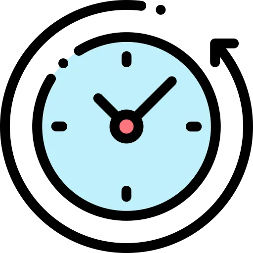Turnaround time icon